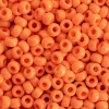 Miyuki 11/0 Round Seed Beads Seed Beads Opaque Orange 23.5g Tube, Miyuki Code 406