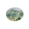 Moss Agate, Oval Cabochon 10x8mm