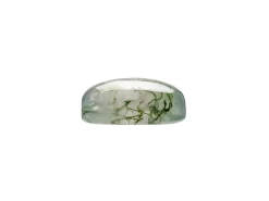 Moss Agate, Oval Cabochon 8x6mm