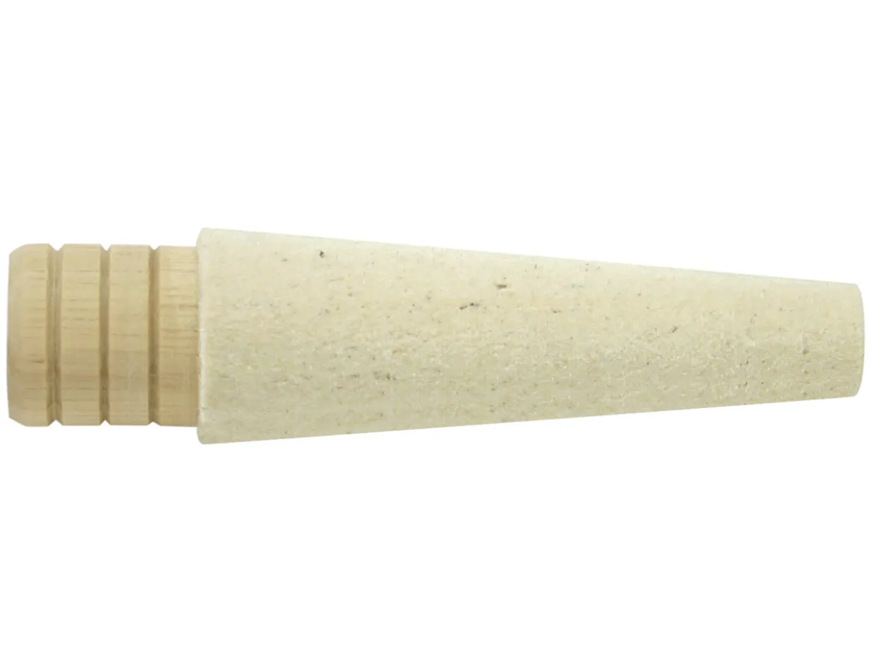 Mounted Finger Felt On Wood, 82mm/3.2"