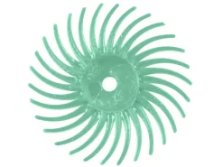 3M Radial Abrasive Disc, Green - Extremely Fine, Pack Of 6