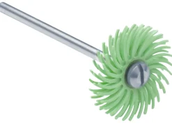 3M Radial Abrasive Disc, Green - Extremely Fine With Mandrel