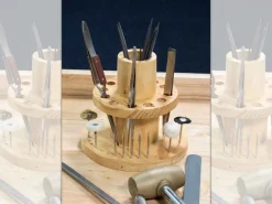 Multipurpose Wooden Tool Stand