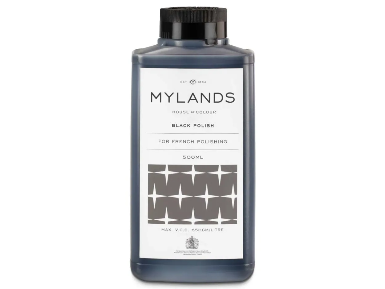 Mylands Black Polish Stop Out Etching Varnish 500ml UN1263