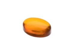 Natural Amber, Oval Cabochon, 8x6mm