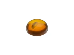 Natural Amber, Round Cabochon, 6mm