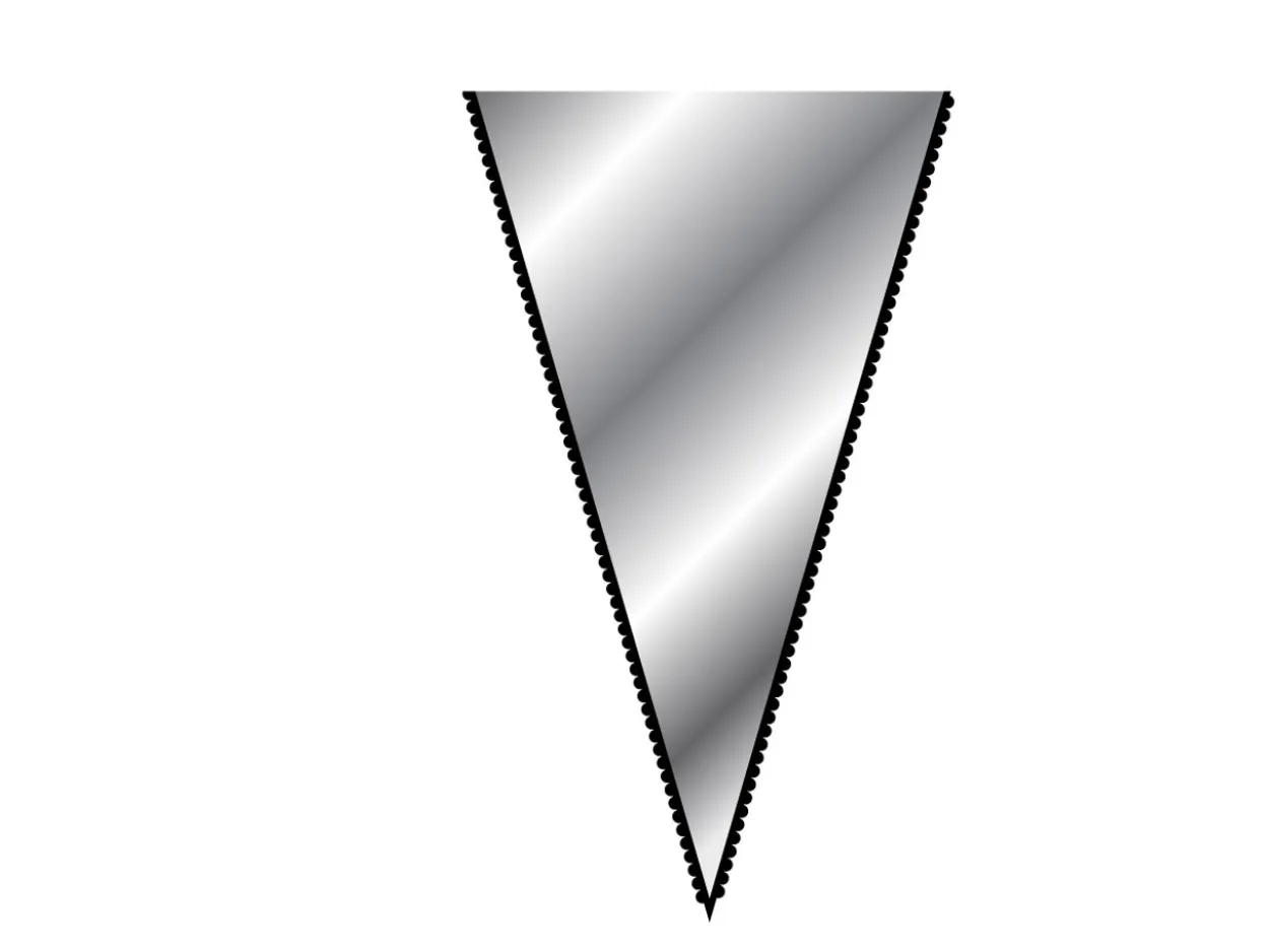 Needle File, Knife Edge, 160mm, Cut 2 - Medium Grade