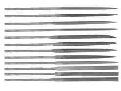 Needle File, Set Of 12, 160mm, Cut 2 - Medium Grade
