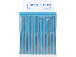 Needle File, Set Of 12, 160mm, Cut 2 - Medium Grade