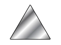 Needle File, Three Square, 160mm, Cut 2 - Medium Grade