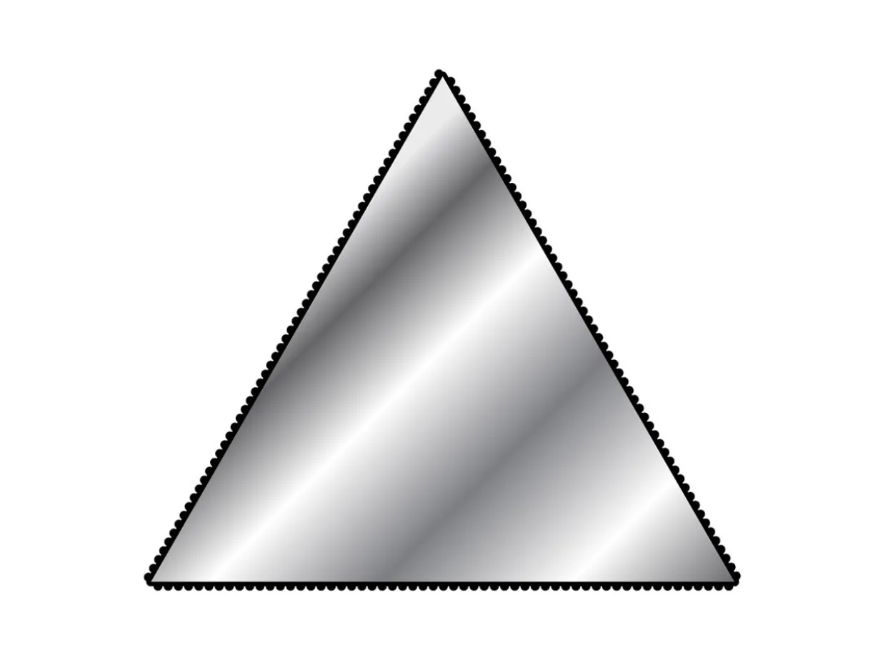 Needle File, Three Square, 160mm, Cut 0 - Coarse Grade