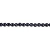 Onyx Semi Precious Faceted Round Beads 6mm, 16"/40cm Strand