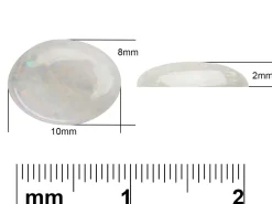 Opal, Oval Cabochon, 10x8mm