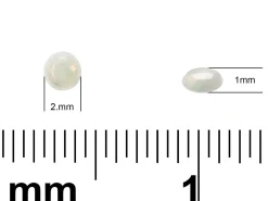 Opal, Round Cabochon, 2mm