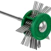 Pendant Frosting Wheel, Coarse 0.6mm On A 2.35mm Shank, Green
