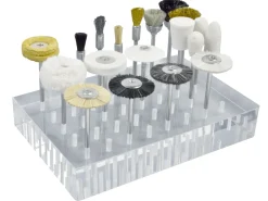 Pendant Motor Polishing Kit With Wheels, Brushes And Stand