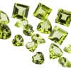 Peridot, Mixed Shapes, Pack of 12