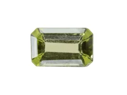 Peridot, Octagon, 6x4mm