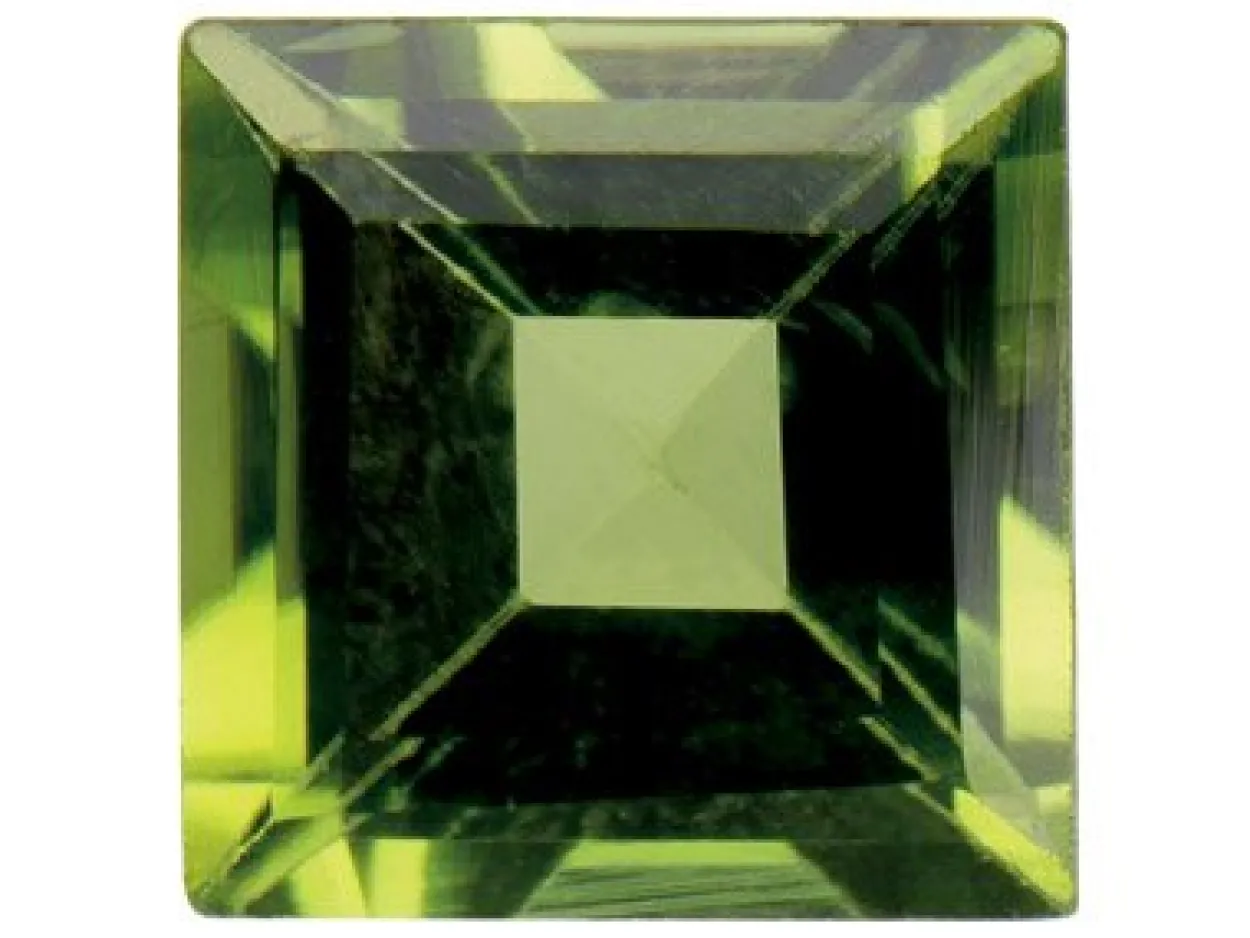 Peridot, Square, 3x3mm