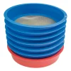 7 Piece Stackable Enamel Sifting Set, 60 To 325 Mesh