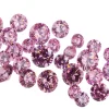 Pink Cubic Zirconia, Round, 4,5,6mm, Pack of 28