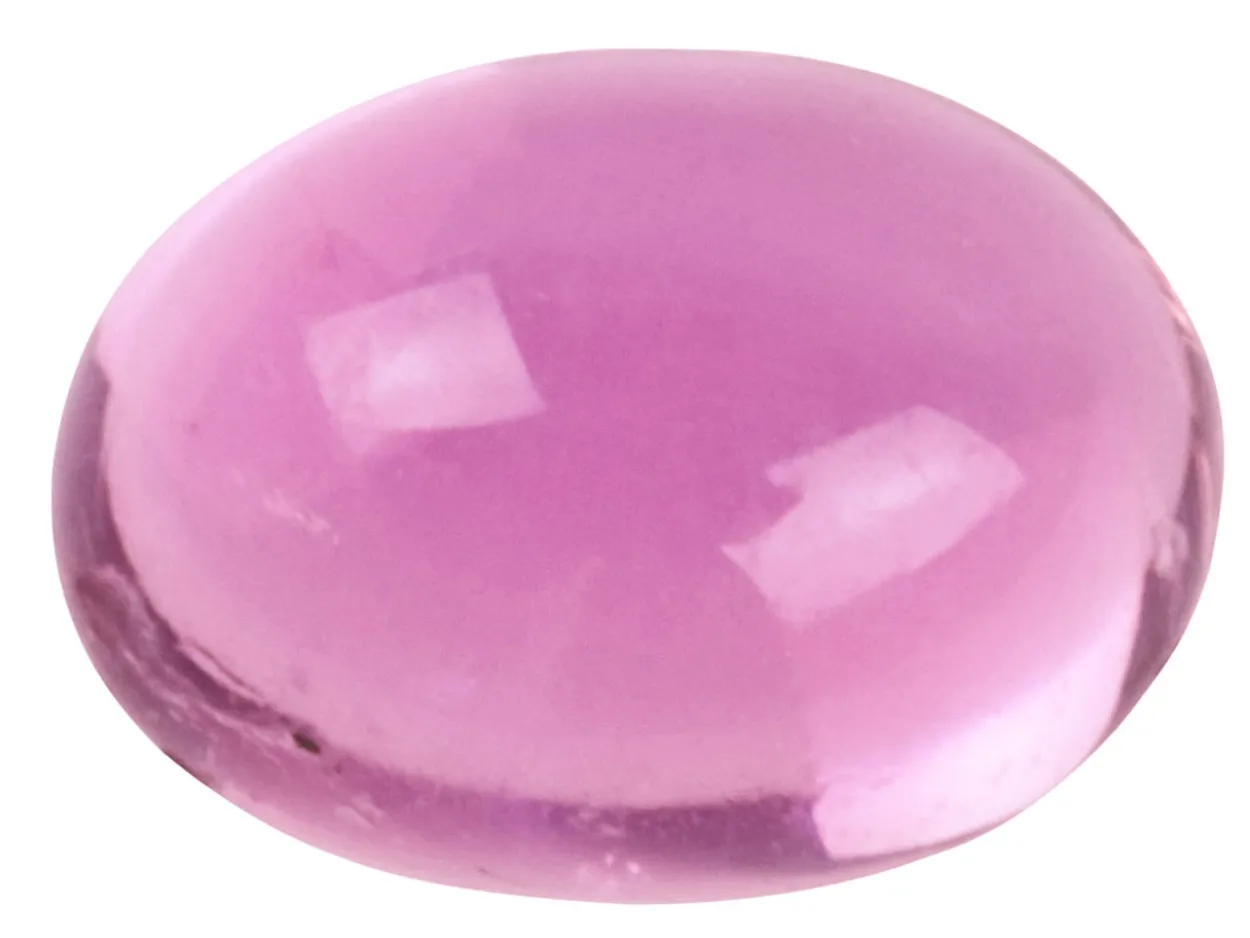 Pink Tourmaline, Oval Cabochon 6x4mm