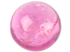 Pink Tourmaline, Round Cabochon 4mm