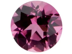 Pink Tourmaline, Round, 4mm