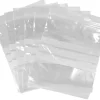Plastic Bags With Write On Strips Small 60x60mm Resealable Pack of 100