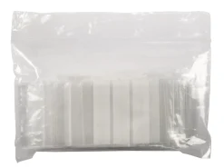 Plastic Bags With Write On Strips Extra Small 35x60mm Resealable Pack of 100
