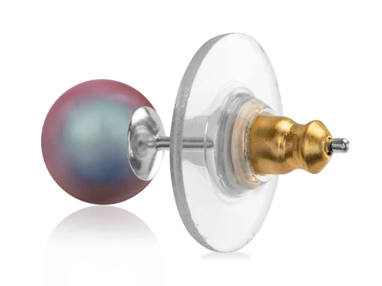 Plastic Ear Backs With Gold Plated Metal Centre Pack of 20