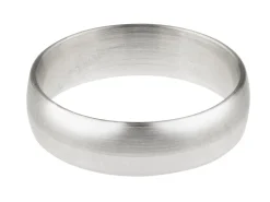 Platinum Blended Court Wedding Ring 2.0mm, Size M, 1.3mm Wall, Hallmarked, Wall Thickness 1.30mm