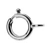 Platinum Bolt Ring Open 5mm Lightweight