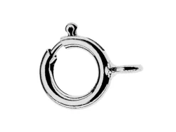 Platinum Bolt Ring Open 5mm Lightweight