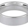 Platinum Flat Court Easy Fit Wedding Ring 2.0mm, Size L, 3.4g Medium-weight, Hallmarked, Wall Thickness 1.43mm