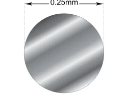 950 Platinum Round Wire 0.25mm Fully Annealed, Laser Wire