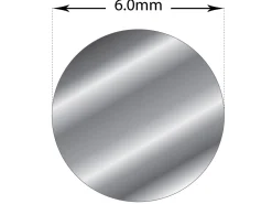 950 Platinum Round Wire 6.00mm Fully Annealed
