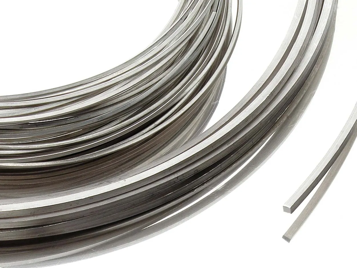 950 Platinum Square Wire 4.00mm Fully Annealed