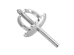 Platinum Threaded French Wire And Scroll Heavy