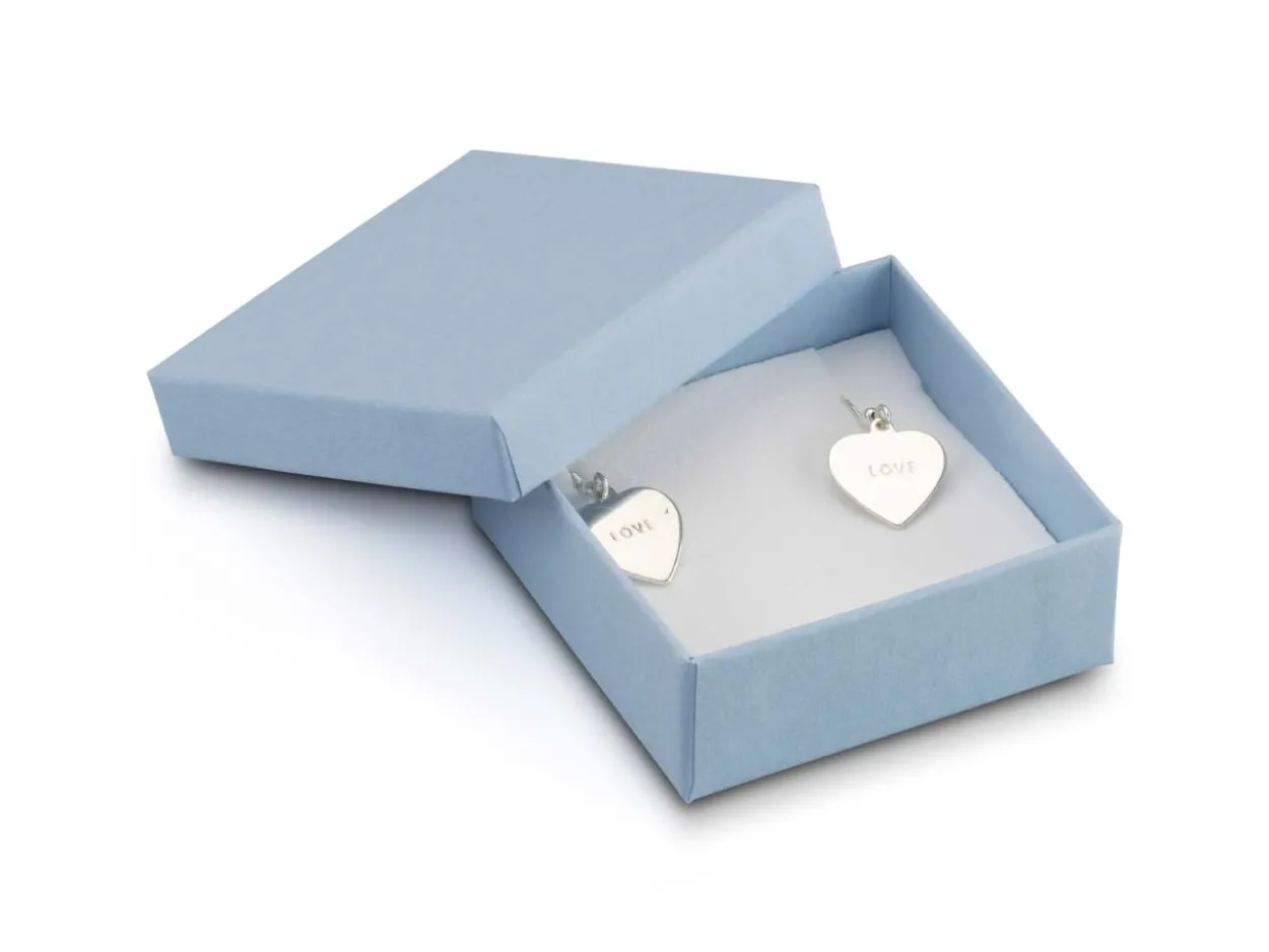 Powder Blue Card Earring Box