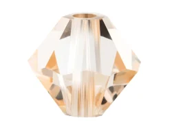 Preciosa Crystal Pack of 24, Bicone, 4mm, Crystal Honey