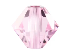 Preciosa Crystal Pack of 24, Bicone, 4mm, Pink Sapphire