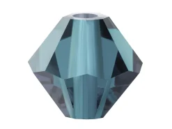 Preciosa Crystal Pack of 12, Bicone, 6mm, Montana