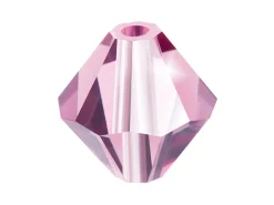 Preciosa Crystal Pack of 24, Bicone, 4mm, Light Amethyst