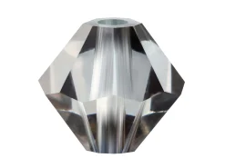 Preciosa Crystal Pack of 24, Bicone, 4mm, Crystal Valentinite