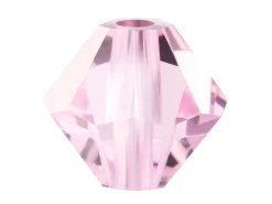 Preciosa Crystal Pack of 12, Bicone, 6mm, Pink Sapphire