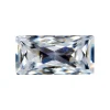 Preciosa Cubic Zirconia, Baguette Princess, 3 X 2mm, White
