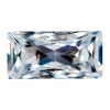 Preciosa Cubic Zirconia, Baguette Princess, 6 X 3mm, White