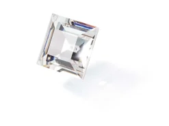 Preciosa Cubic Zirconia, Square Princess, 4 X 4mm, White