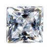 Preciosa Cubic Zirconia, Square Princess, 5 X 5mm, White